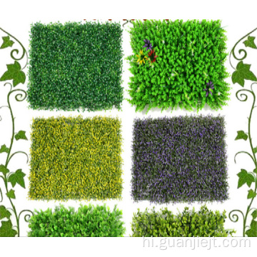 2018 की नई सामग्री एचडीपीई + यूवी कृत्रिम पौधे की दीवार झूठी पत्तियों की दीवार / कृत्रिम हरी दीवार
